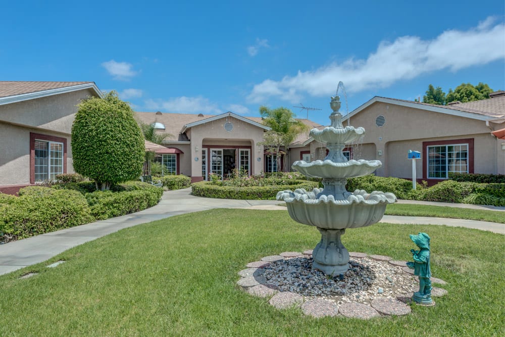 Crescent Landing at Garden Grove Memory Care outdoor common area