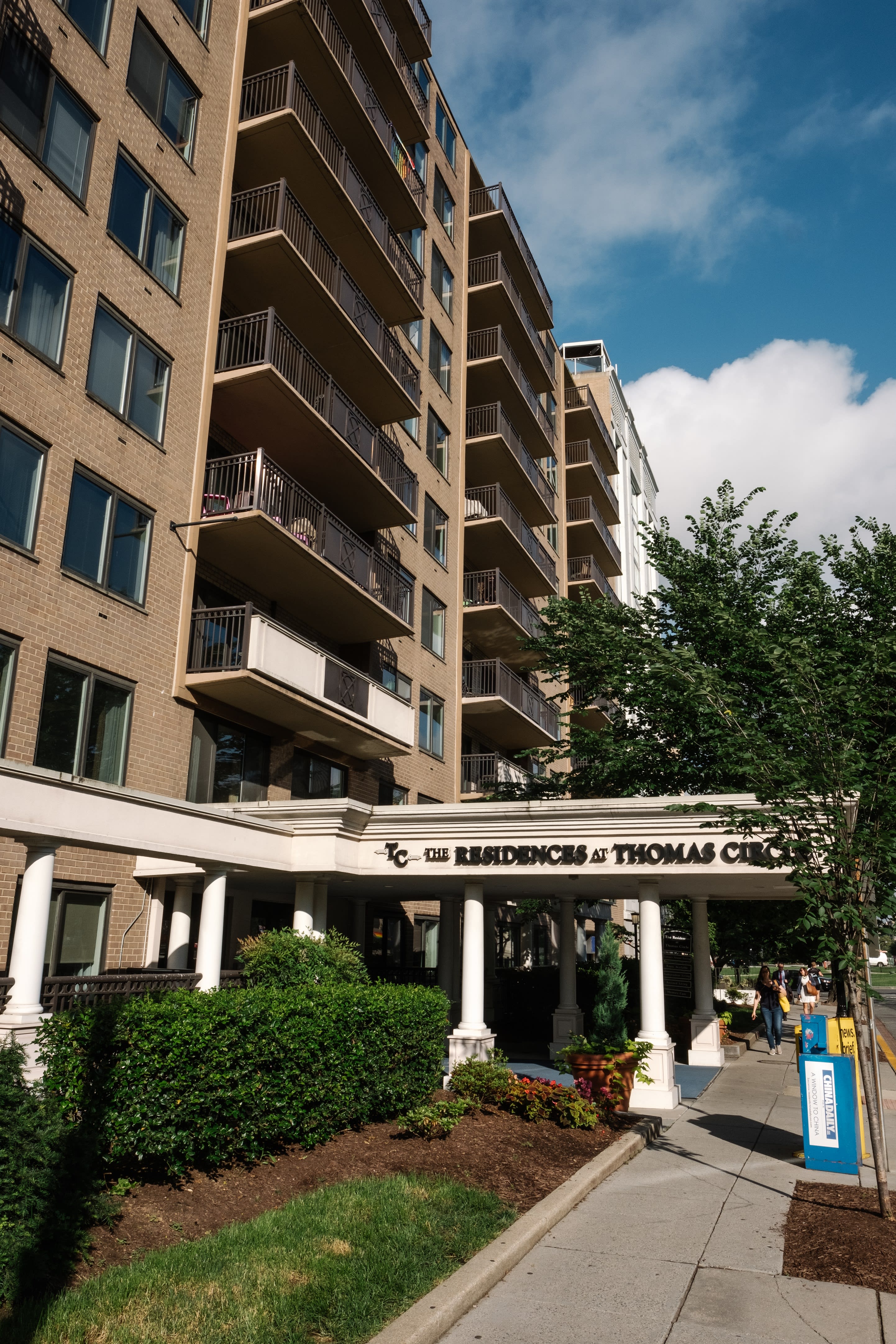 The Residences at Thomas Circle community exterior