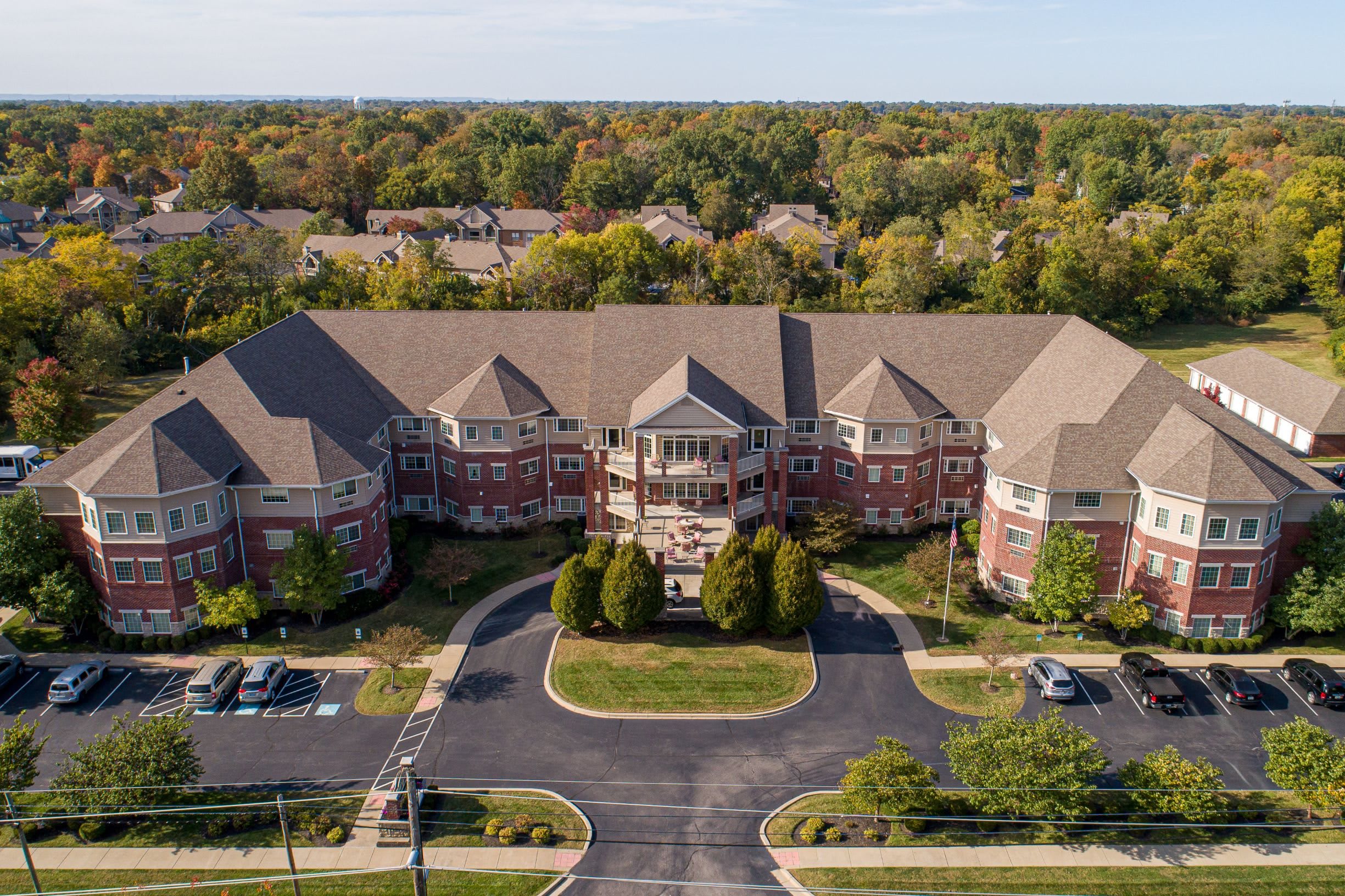 Magnolia Springs Louisville (Whipps Mill) aerial view of community