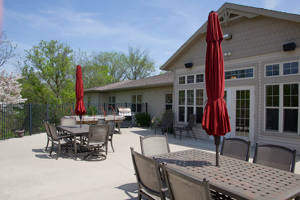 Creek Side Manor patio