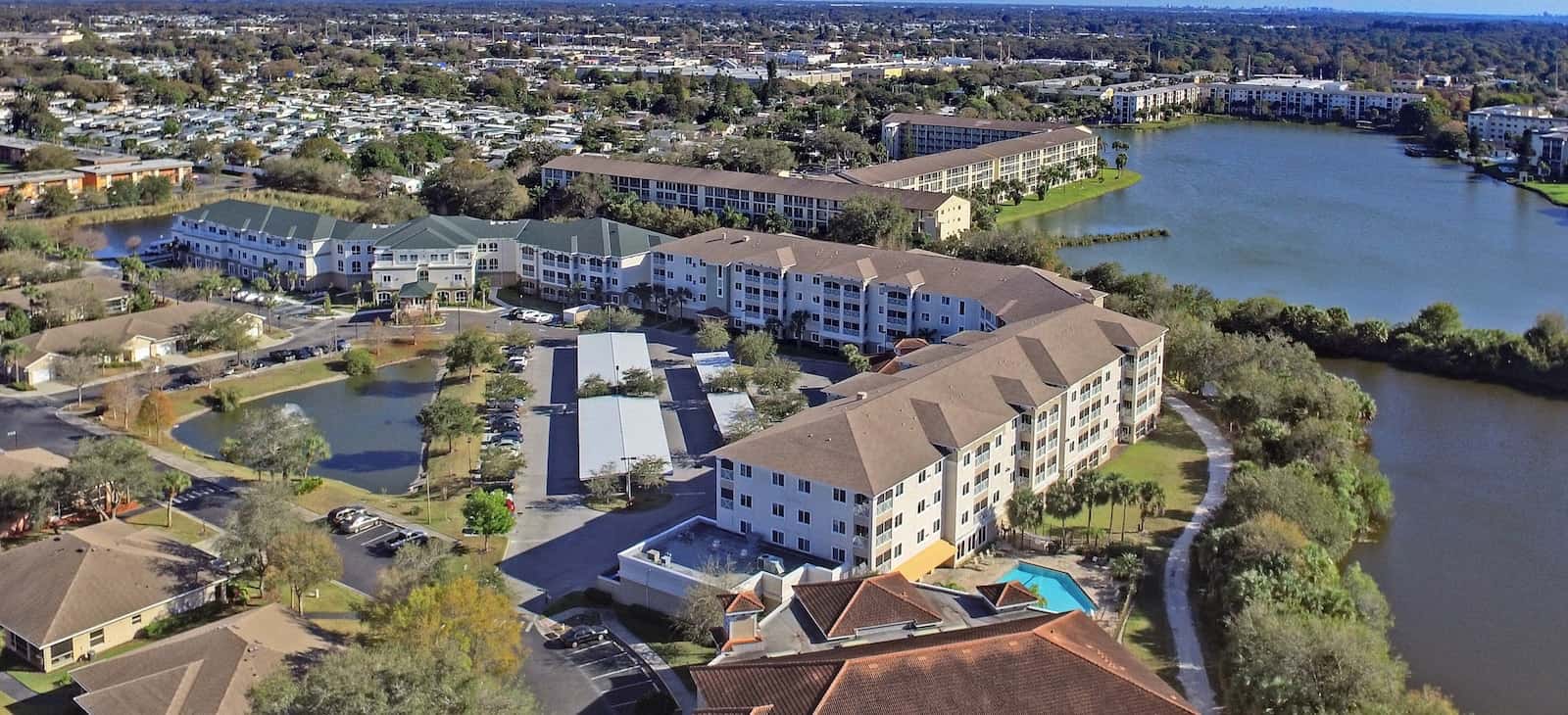 Water's Edge of Bradenton aerial view of community