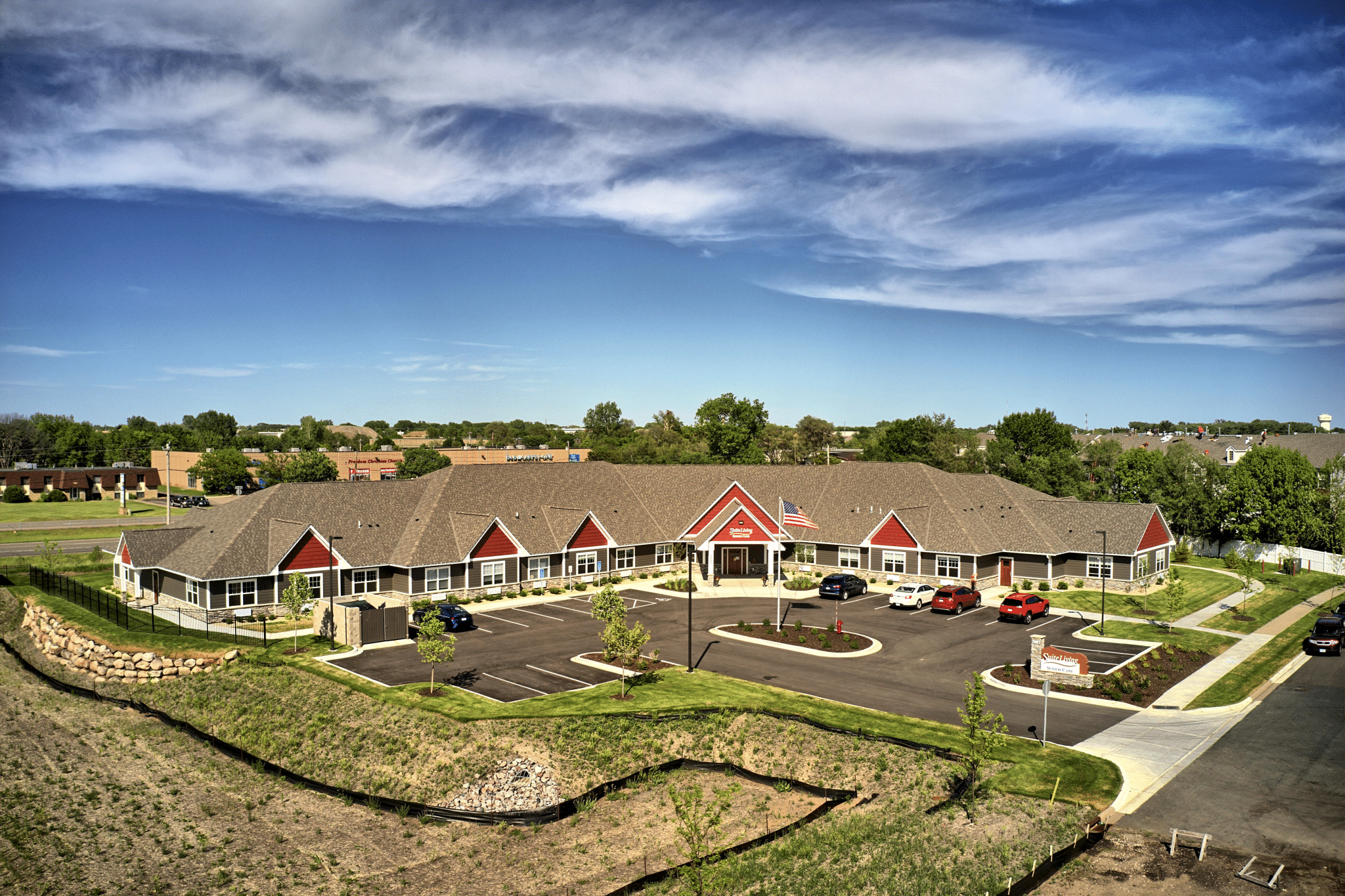 Suite Living - Vadnais Heights aerial view of community