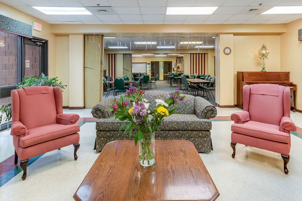 South Colony Place indoor common area