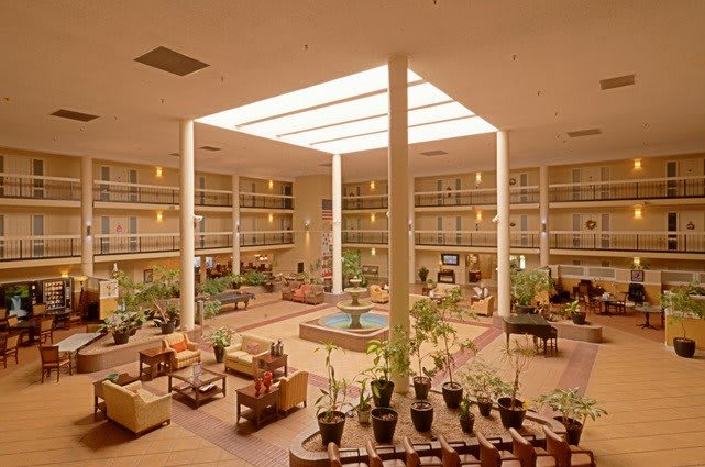 The Atrium of Belleville lobby