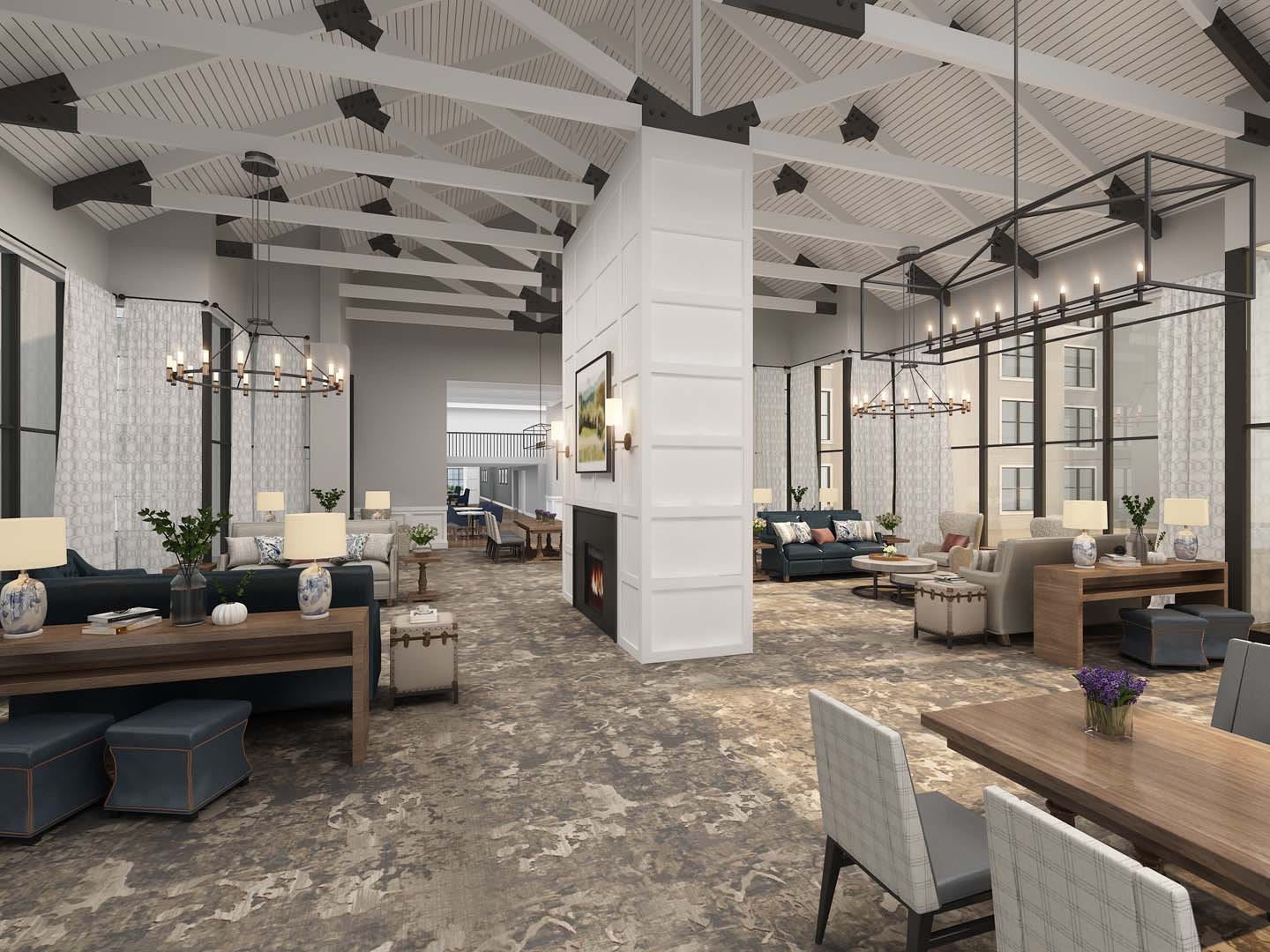 Landmark Lifestyles Ridgeland indoor common area