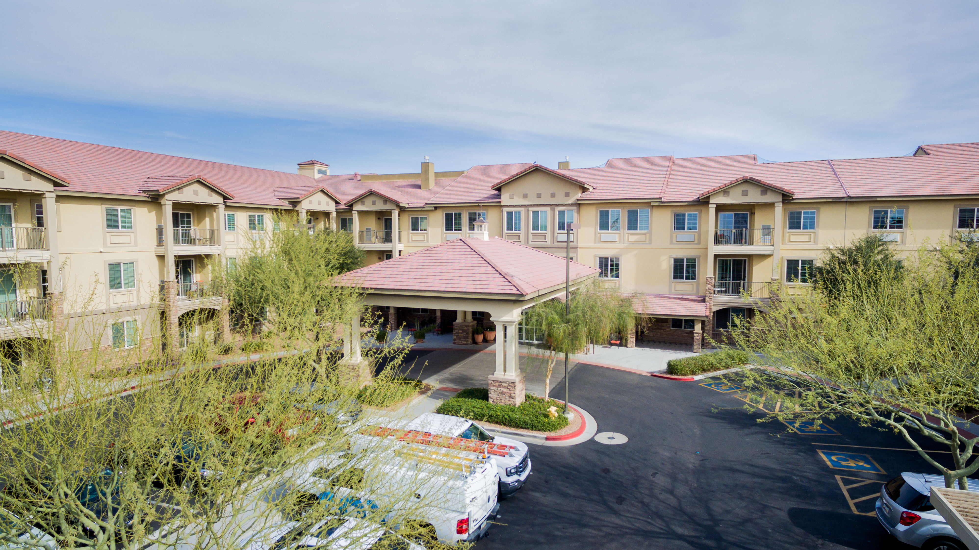 Palos Verdes Senior Living community exterior