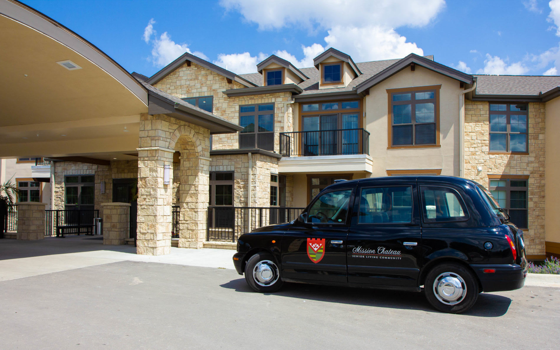 Mission Chateau Senior Living Community community entrance