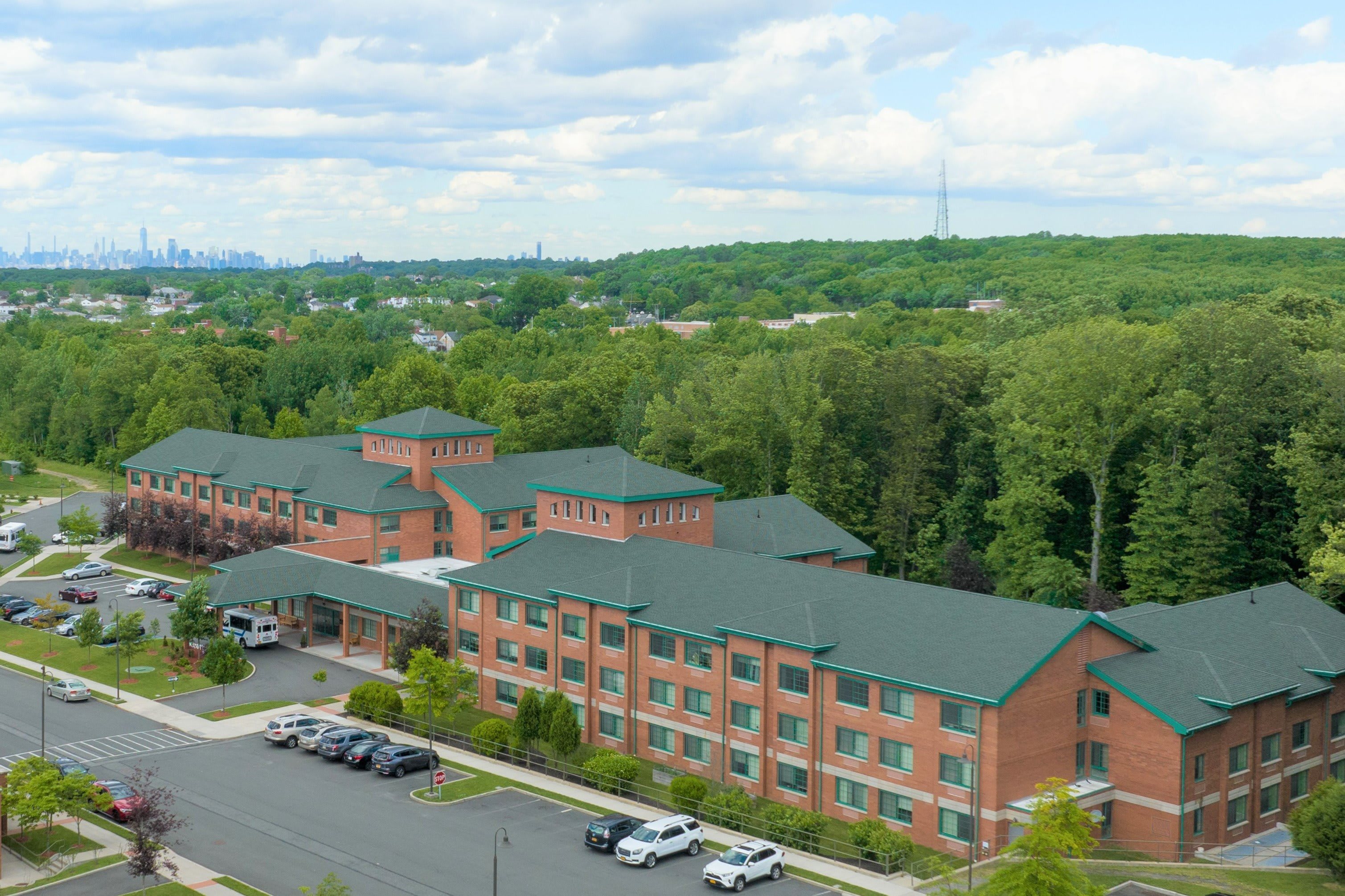 The Brielle aerial view of community