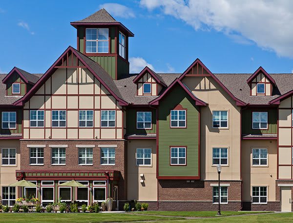 The Homestead at Anoka outdoor common area