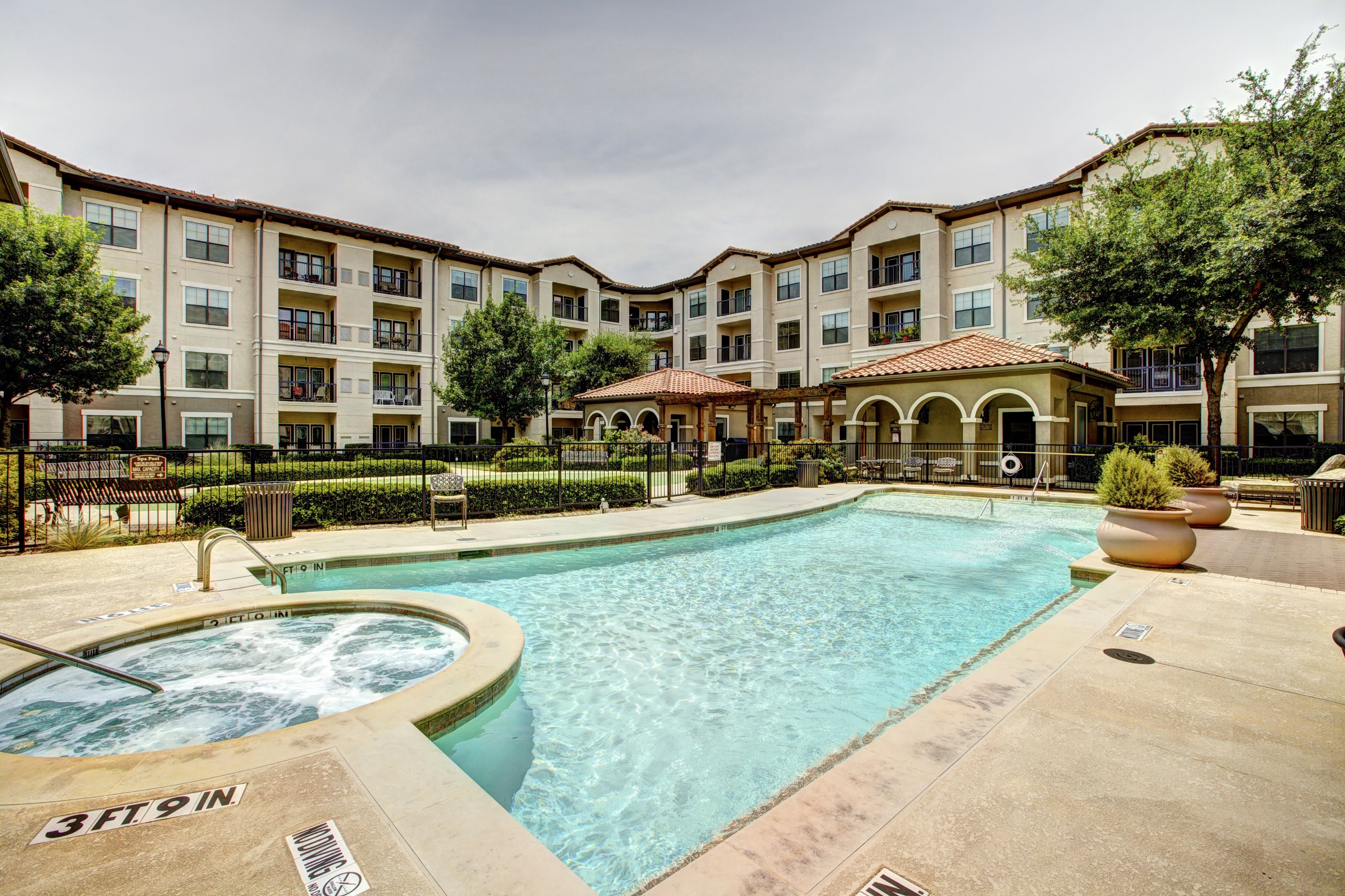 The Conservatory at Plano swimming pool