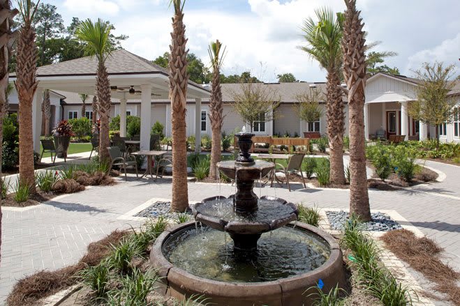 Ortega Gardens Memory Care Courtyard