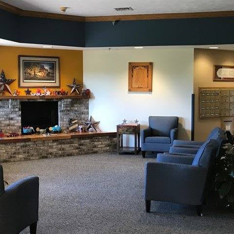 Lawton Senior Living indoor common area