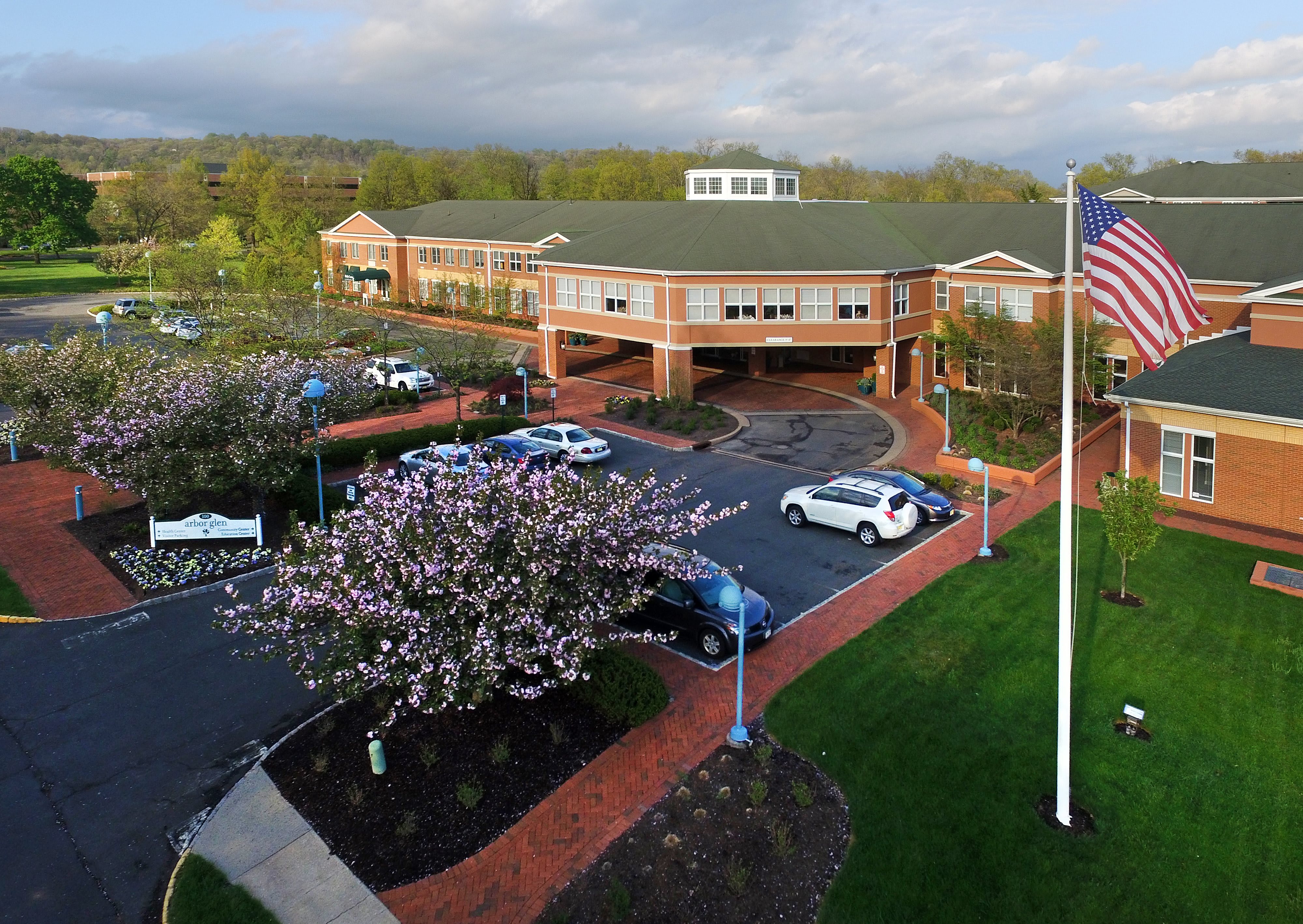 Laurel Circle aerial view of community