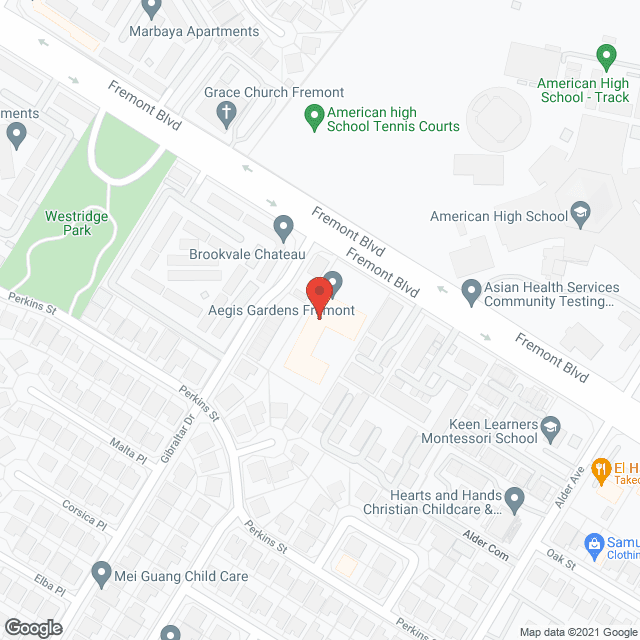 Aegis Gardens - An Asian Community in google map