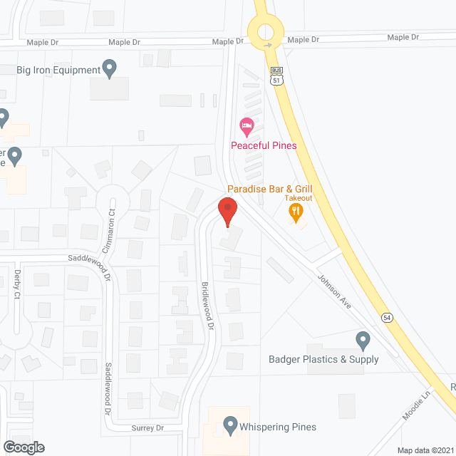 Map of the neighborhood around Clarity Care Bridlewood