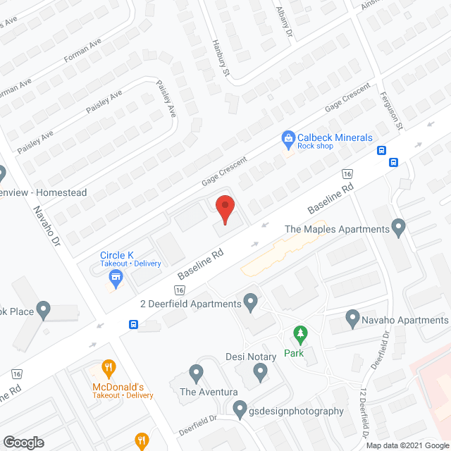 1785 Baseline in google map