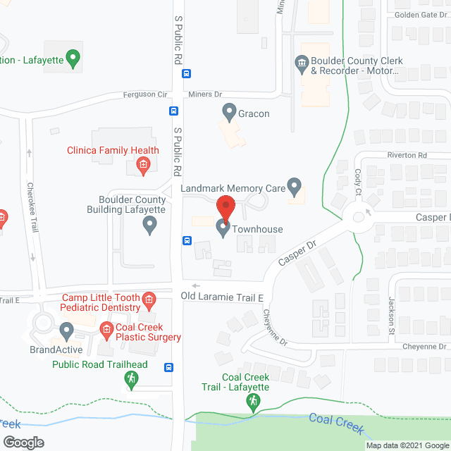 Landmark Memory Care in google map