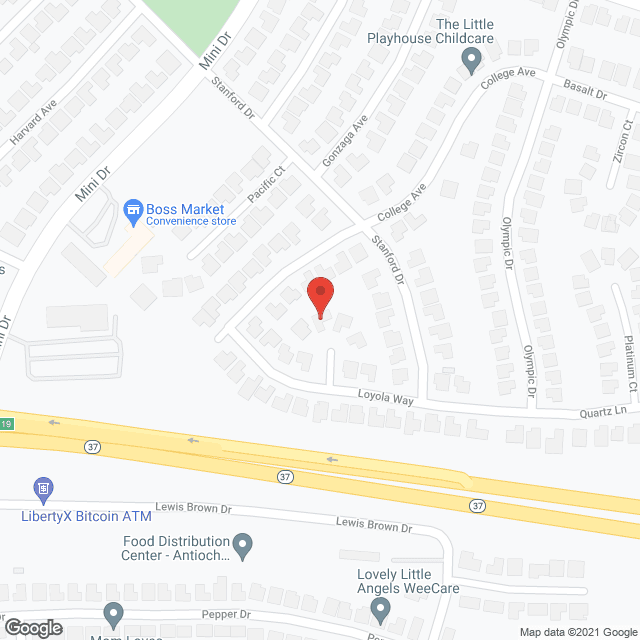Map of the neighborhood around Garden of Eden
