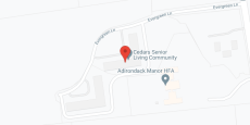 Cedars Senior Living Community in google map