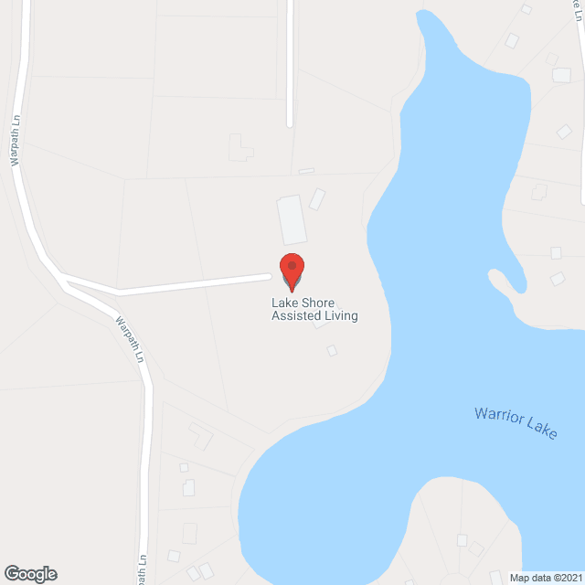 Lake Shore Assisted Living in google map