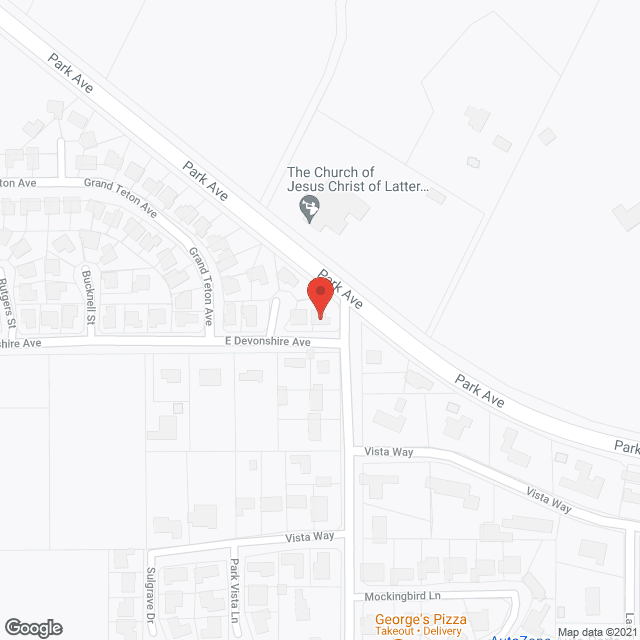 Park Hill Board and Care in google map