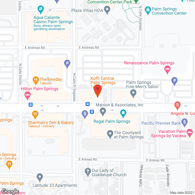 Score Service Core-Retired in google map