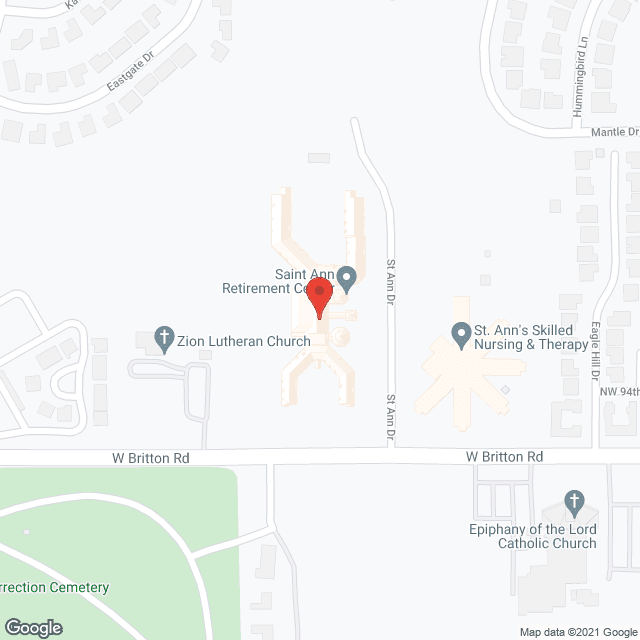 Saint Ann  Retirement Center in google map