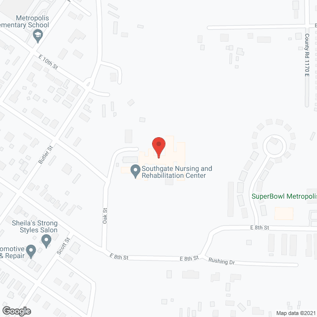 Southgate Health Care Ctr in google map