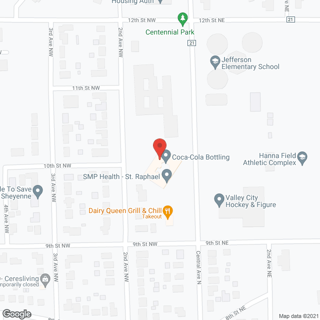 Sheyenne Care Ctr in google map