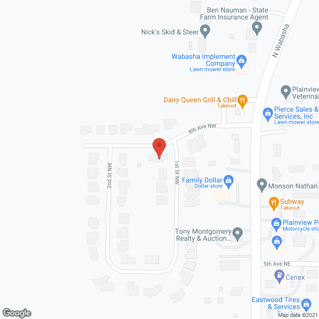 Luebke's Parkside Elder Care in google map