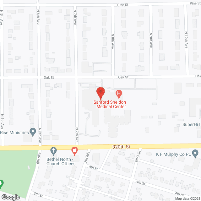 Oak Park Care Ctr in google map