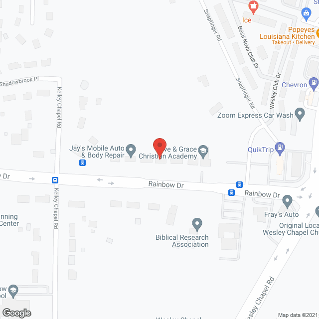 Map of the neighborhood around Rivers Love Personal Care Home
