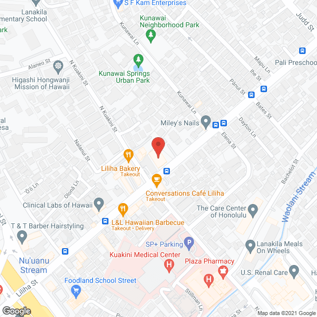 Liliha Healthcare Ctr in google map
