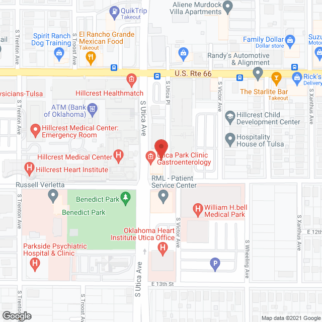 Hillcrest Medical Group in google map