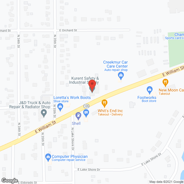 Drew in google map