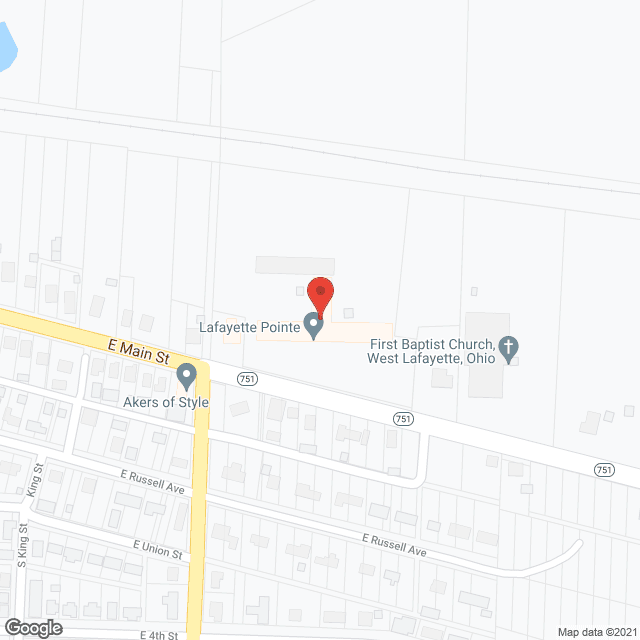 West Lafayette Care Ctr in google map