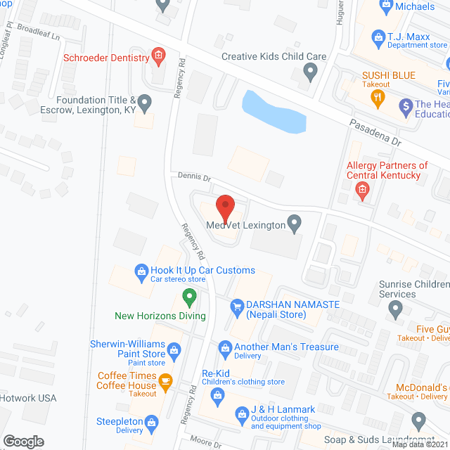 Almost Family-Caretenders in google map