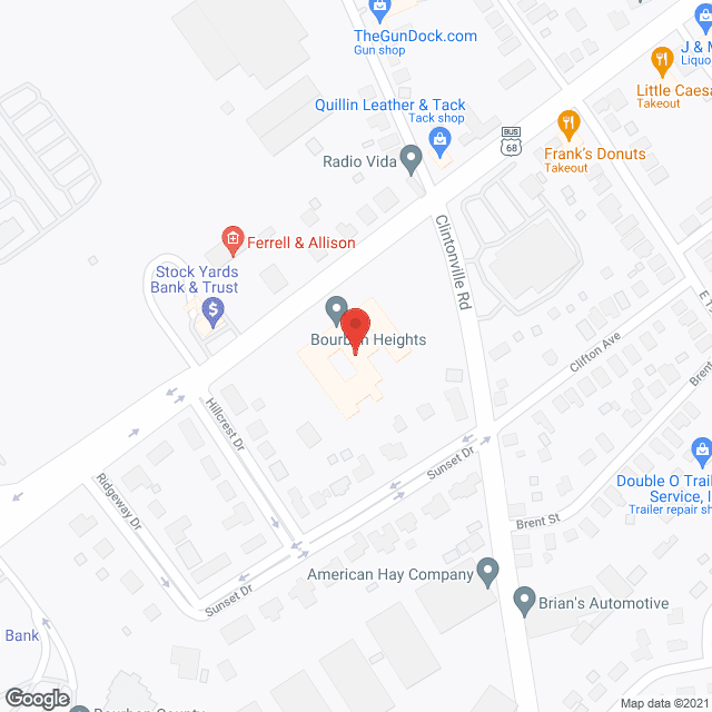 Bourbon Heights Inc in google map