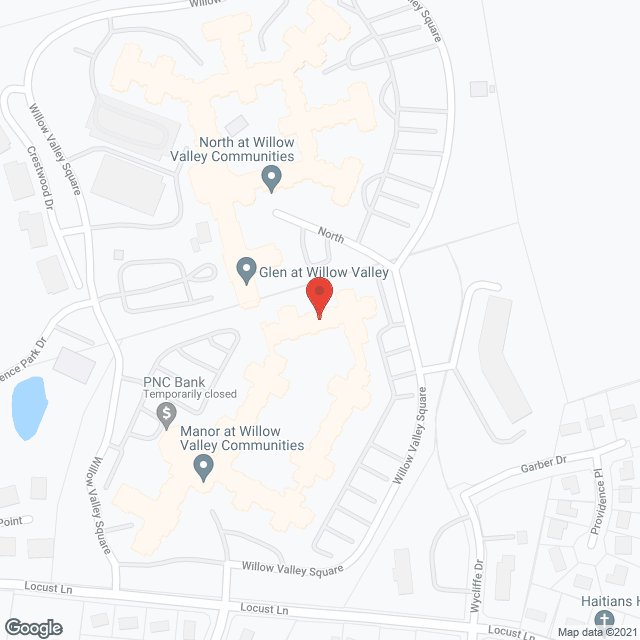 Willow Valley Manor in google map