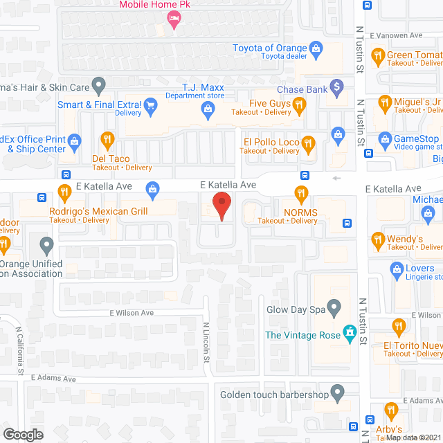 Harris Care Ctr in google map