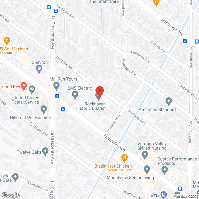 Rockhaven Sanitarium in google map