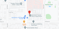 Memorial Towers Seniors Apts in google map