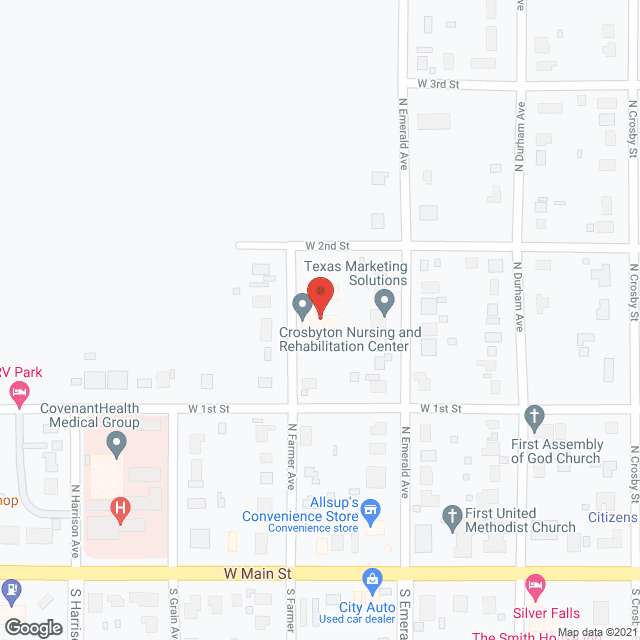 Crosbyton Nursing & Rehab Ctr in google map