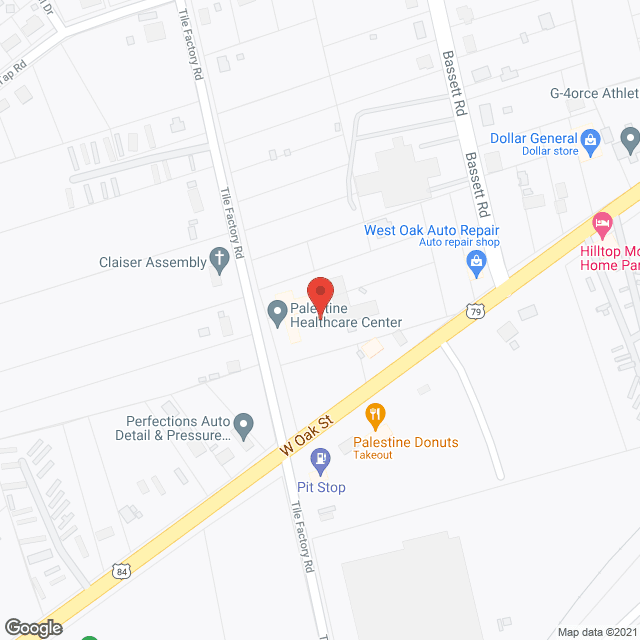 Palestine Healthcare Ctr in google map