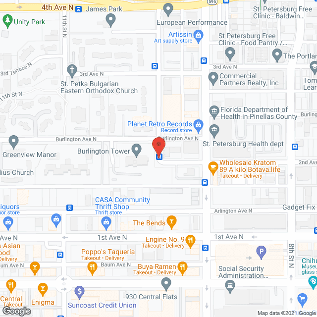 Presbyterian Homes and Housing in google map