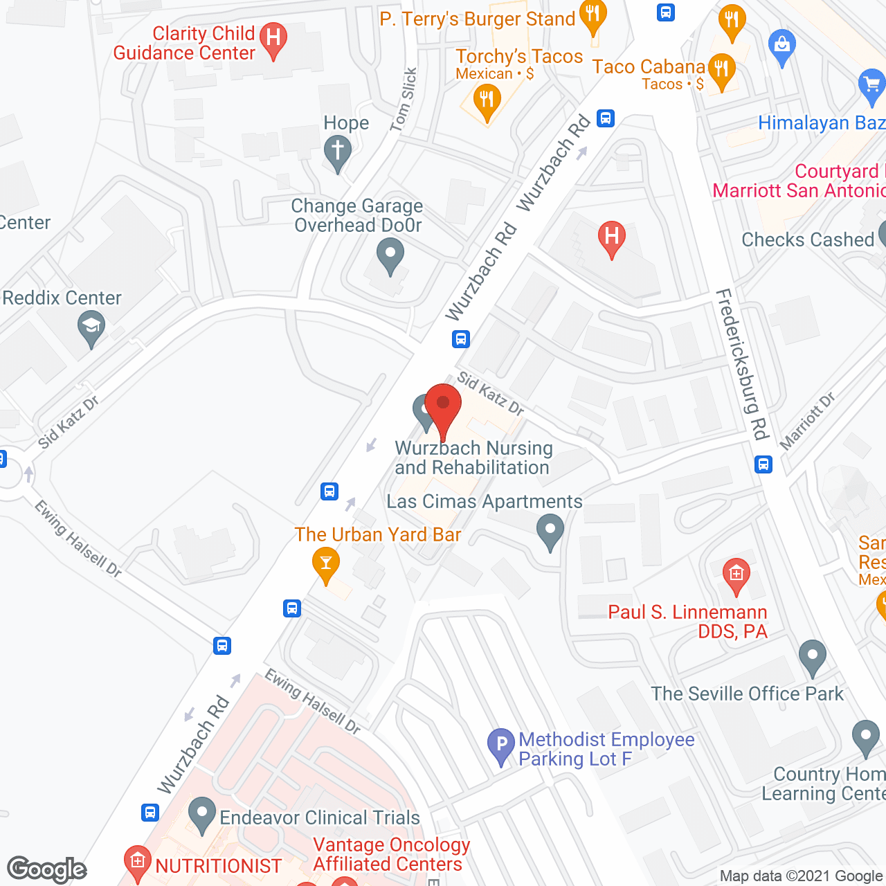 Wurzbach Nursing and Rehabilitation in google map