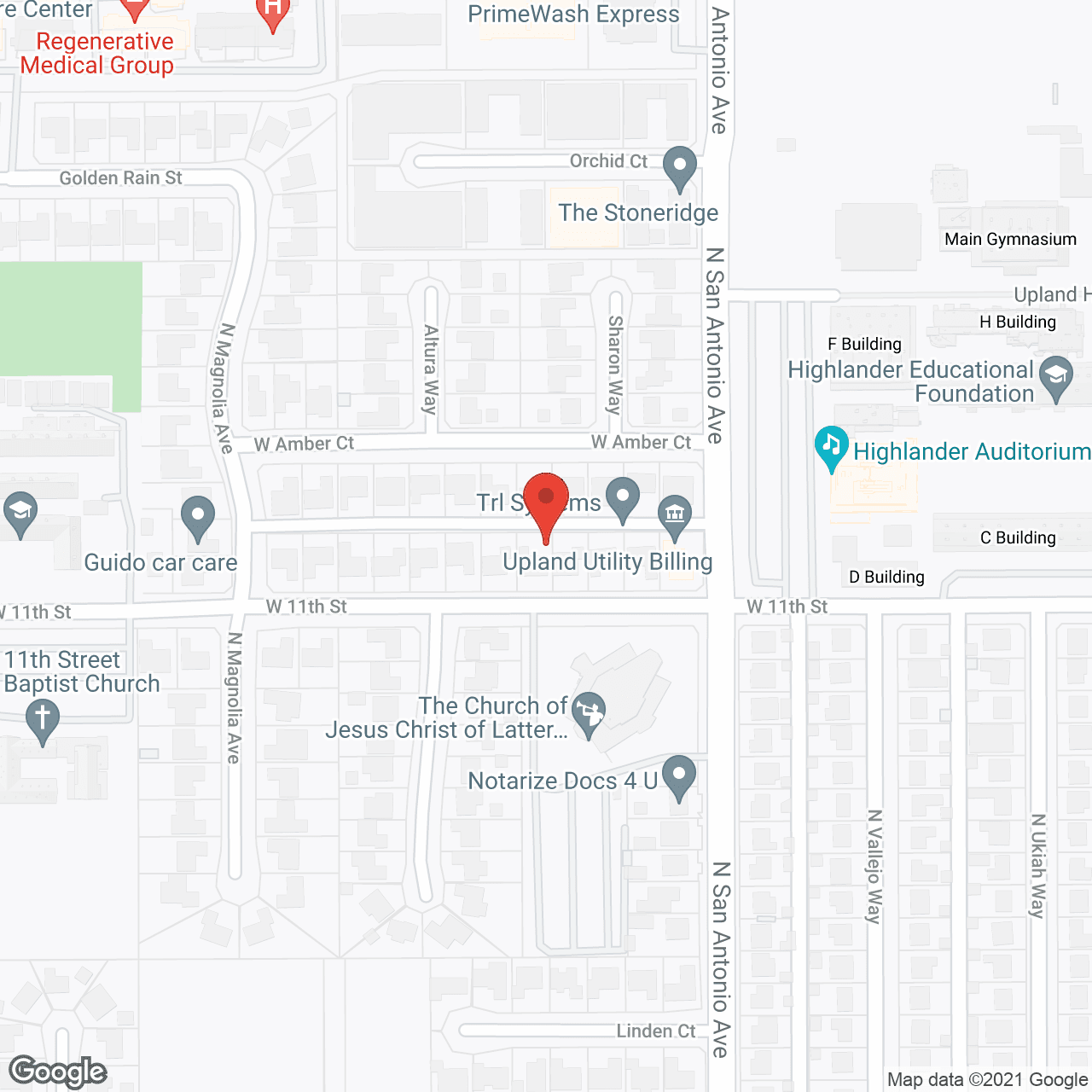 Oasis Senior Care in google map