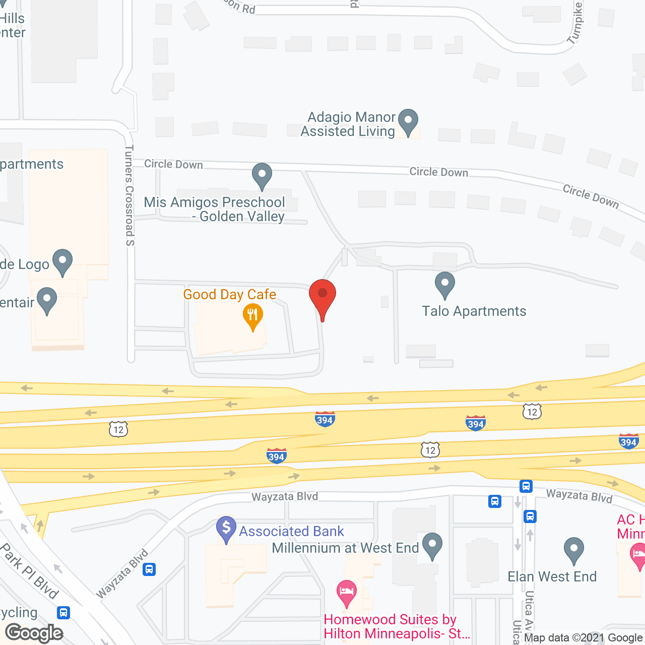 Global Pointe Senior Living in google map