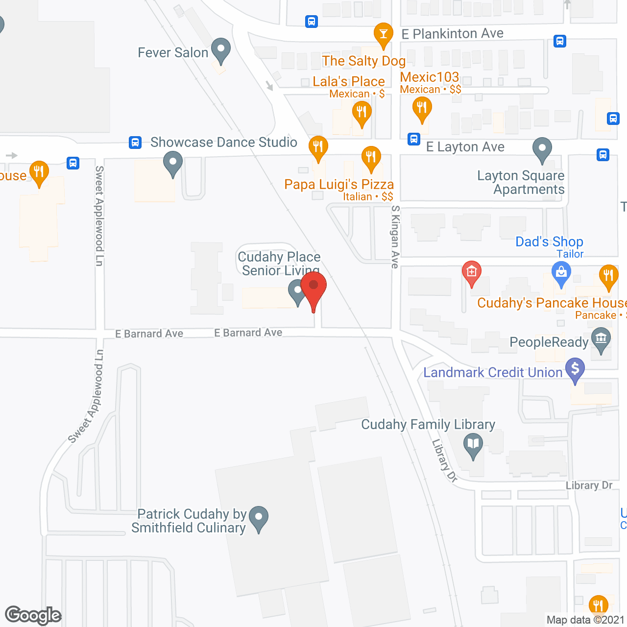 Cudahy Place Senior Living in google map