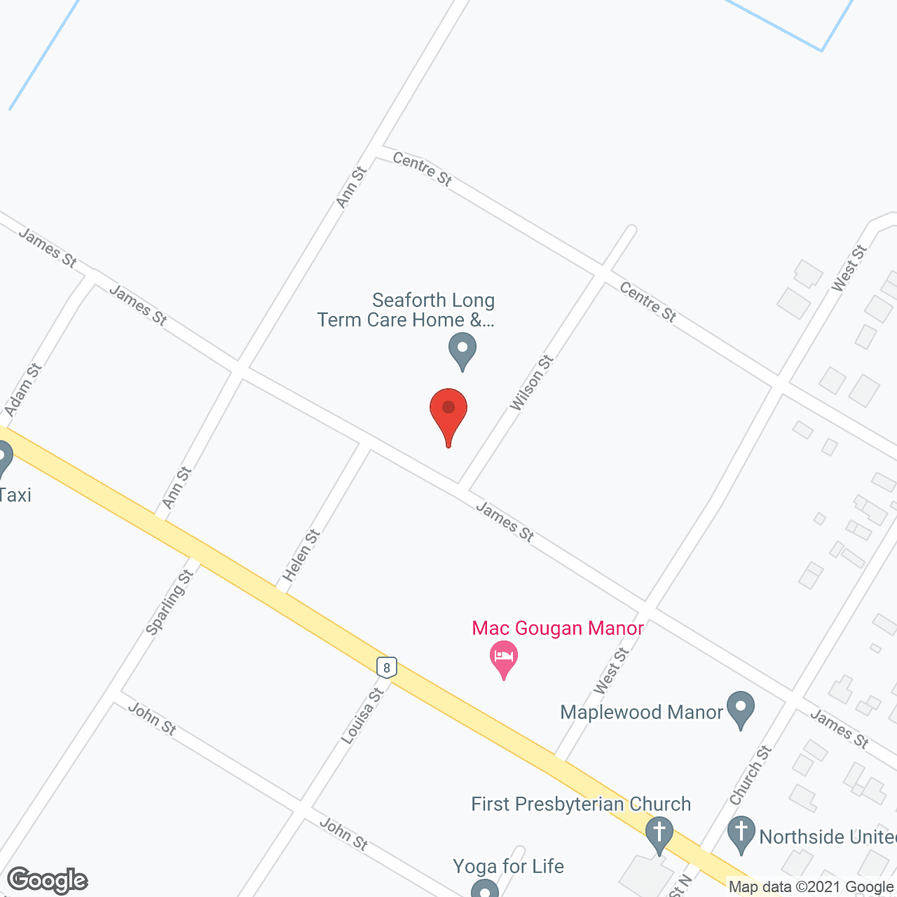 Seaforth Retirement Community in google map